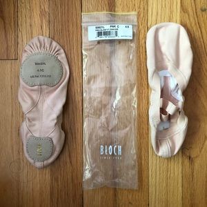 Bloch canvas ballet shoe